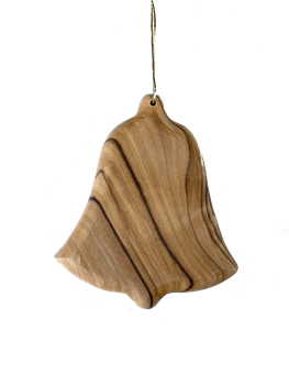 F26 - Thick cut bell ornament - 2.5"