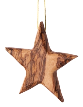 C25 - Thick Star Ornament - 3.25"