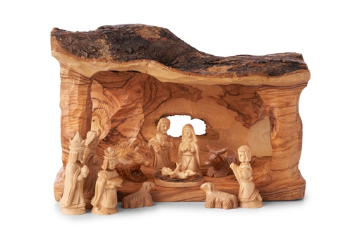Miniature Olive Wood Nativity from Bethlehem