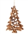 W-45 | Laser Cut Tree Shaped Ornament with Bear